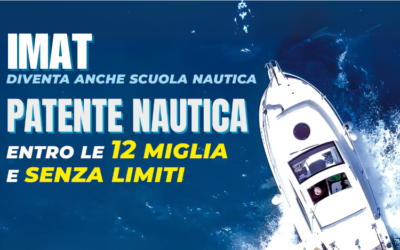 La Nautica entra in Accademia: attivi i corsi di patente nautica in IMAT